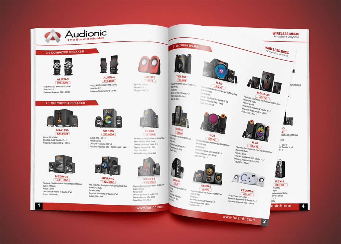 Catalogue cho hội chợ
