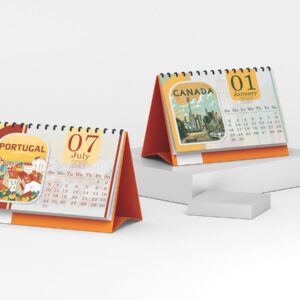 LỊCH ĐỂ BÀN CHỮ A