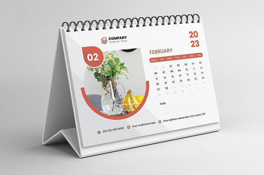 Lịch để bàn chữ A