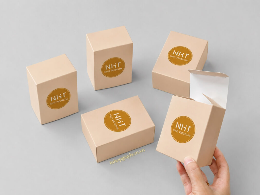 in hộp giấy mỹ phẩm hộp ivory 250gsm