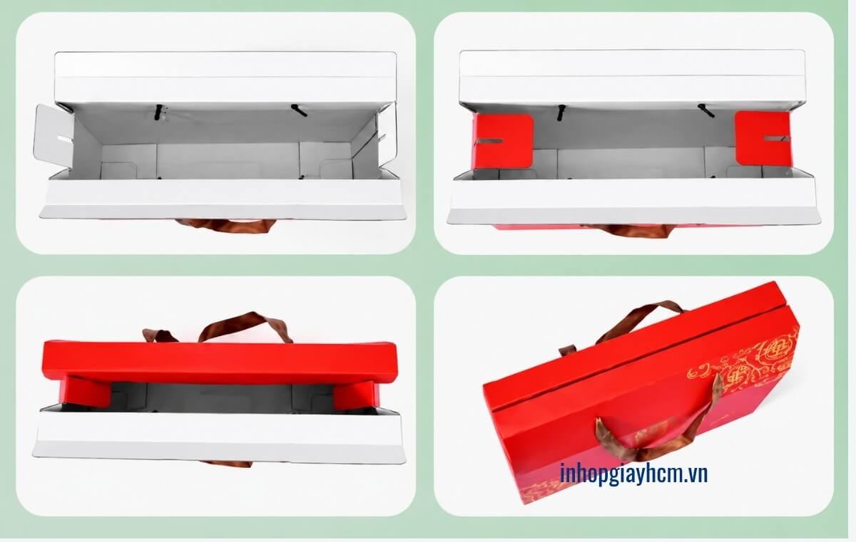 kiểu hộp cứng nắp cài trên