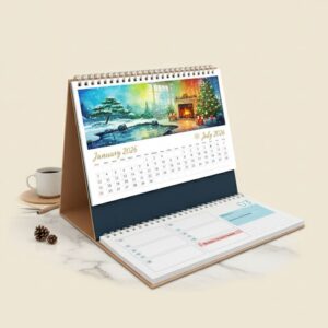 Mẫu lịch bàn chữ M
