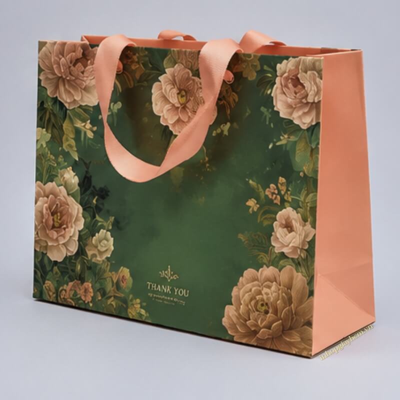 mẫu túi giấy cho shop mỹ phẩm