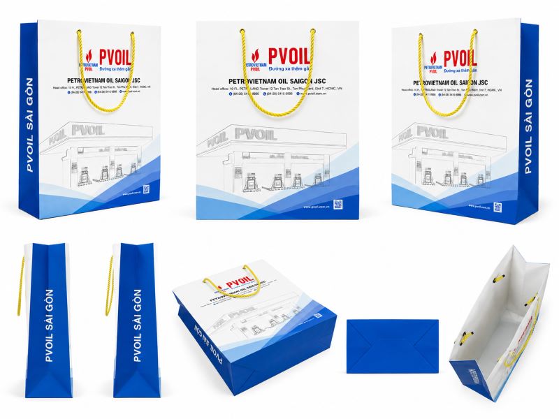 túi giấy couche PVOL