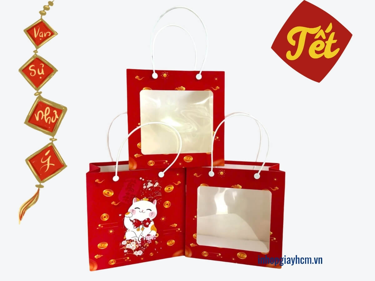 túi giấy đựng quà Tết