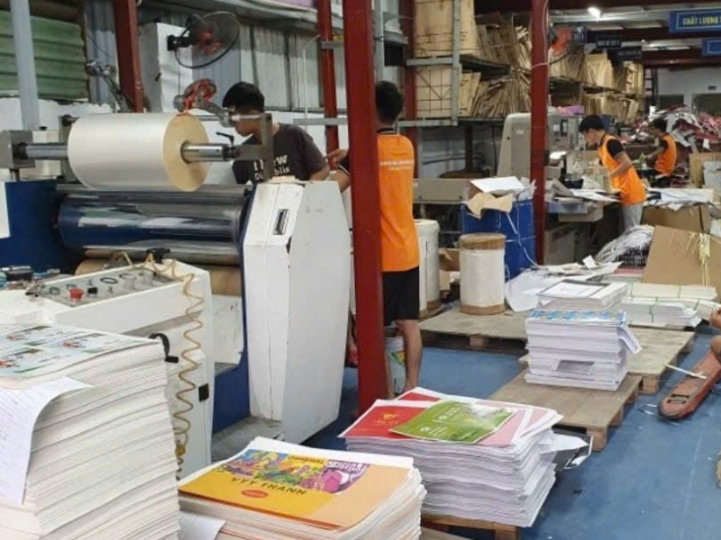 Xưởng in bap bì hộp giấy túi giấy in ấn theo yêu cầu