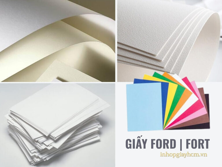 Giấy ford fort trong in ấn bao bì