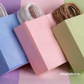 Túi giấy kraft màu size A5