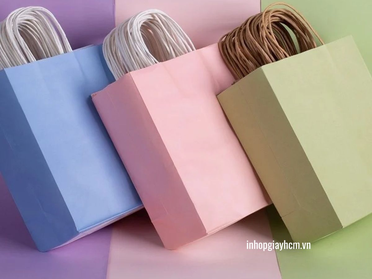 Túi giấy kraft màu size A5